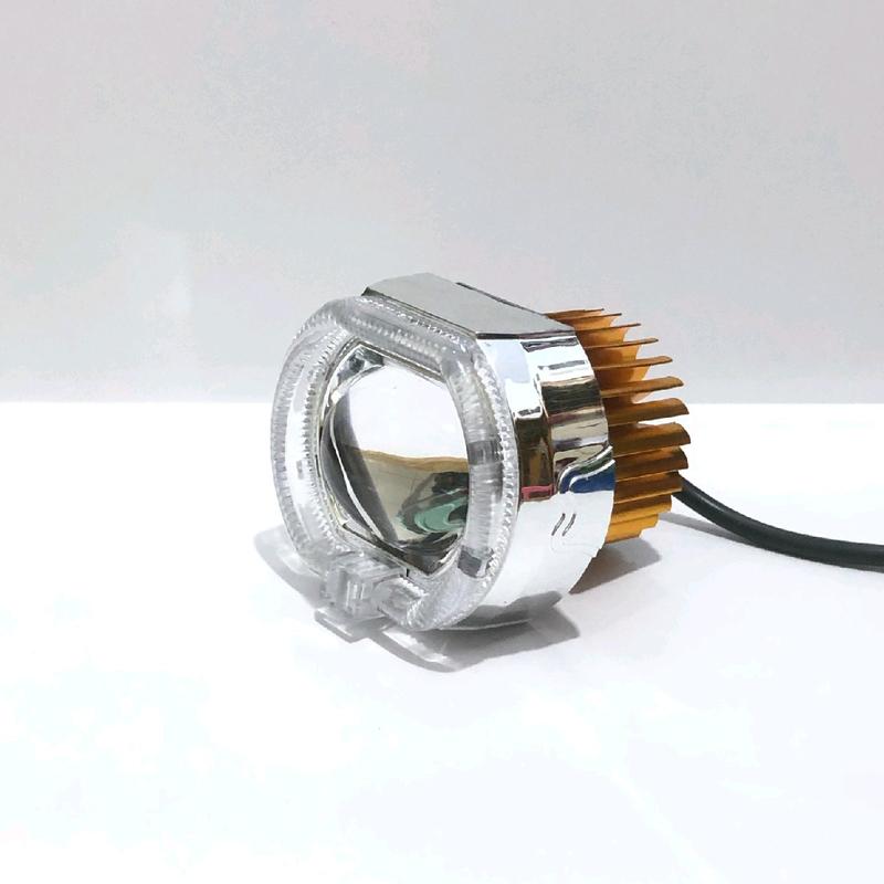 Projie Biled Cut Off mini 2.5 INC D2 D3 Jauh Dekat putih kuning universal motor 4