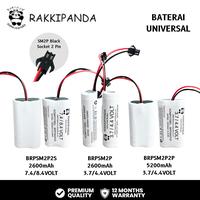 Gambar RakkiPanda Baterai Universal Li-ion 18650 RC Radio Control / Speaker Active Soket SM 2P Hitam 2 PIN - 7.4V - 8.4V 2600mAh dari Rakki Panda Indonesia Kota Administrasi Jakarta Pusat 1 Tokopedia