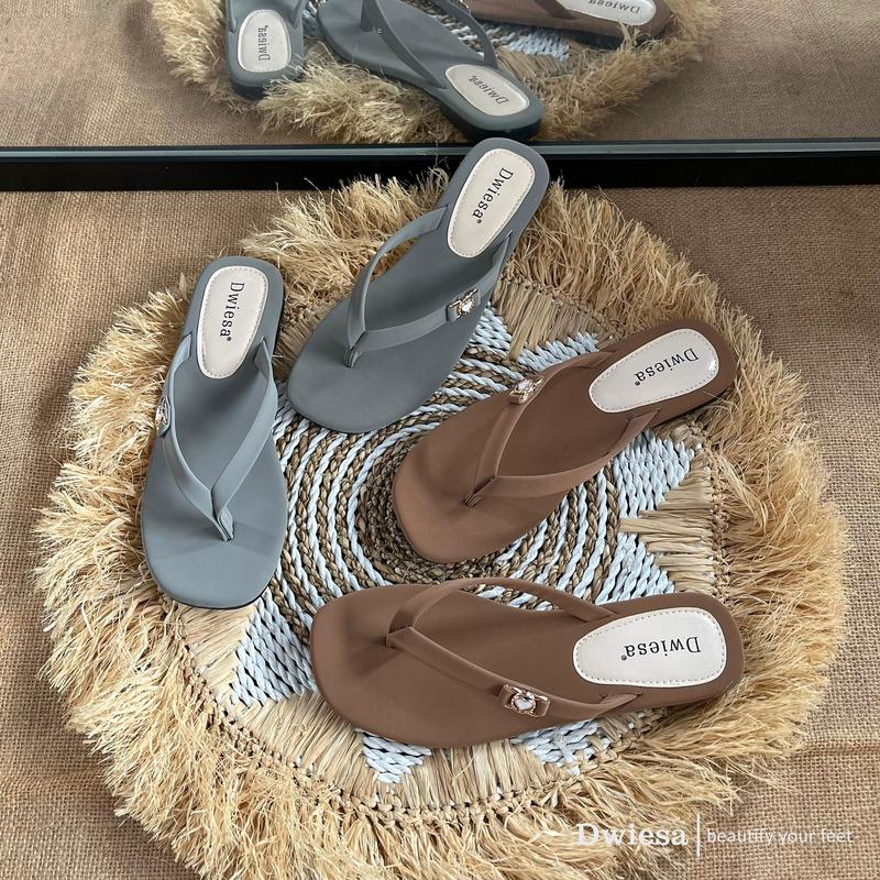 Sandal Wanita Premium Tali Terbaru Sendal Dwiesa Collection Kekinian S01 Jepit Cewek Karet 1