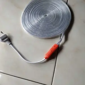 Lampu Hias LED Strip Merah Putih 220V Selang Panjang Plug and Play Gratis Socket Hemat Listrik Terang Merata Dekorasi Kemerdekaan RI