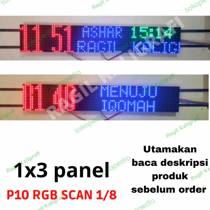 K✓I1 KONTROLER JWS P10 RGB - KONTROLLER JAM SHOLAT DIGITAL P10 RGB N♥SK 1