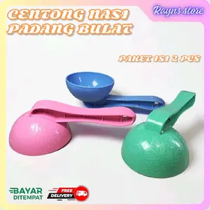 PAKET ISI 2 PCS centong nasi padang,cetakan nasi bulat diameter 9,5cm,anti lengket bahan pp5 foodgrade Kitchenware