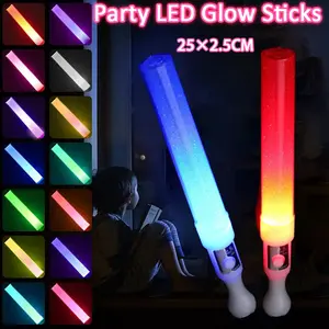 YMJR 3 Mode Dekorasi Tongkat Lampu LED Berkedip Tongkat Cahaya Dengan Menyala dalam Gelap Perlengkapan Pesta Festival