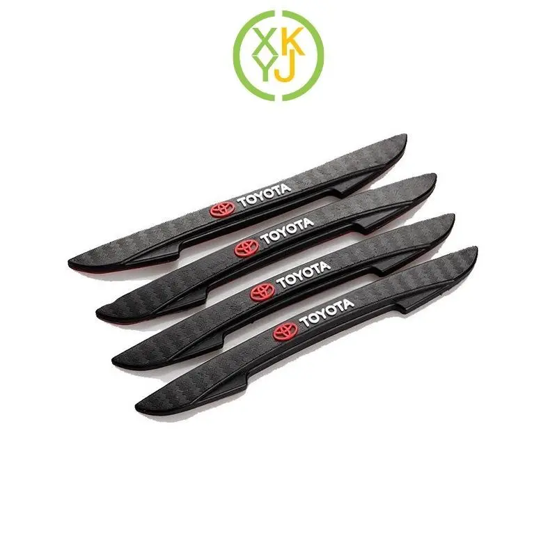 XYKJ 4PCS Strip Karet Pintu Pelindung Pintu Mobil Door Guard Stiker Mobil Protection Stiker Mobil