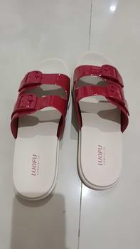 Product Review of LUOFU E 7188 -B2K5WS SIZE 36-40  l Sandal Selop ban 2 jelly wanita l Sendal kokop cewek impor from K**n 0