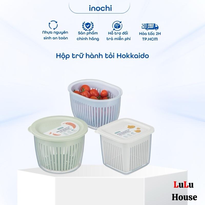  Hộp đựng hành tỏi Inochi - Hokkaido chống ẩm móc bảo quản thực phẩm luôn khô thoáng 