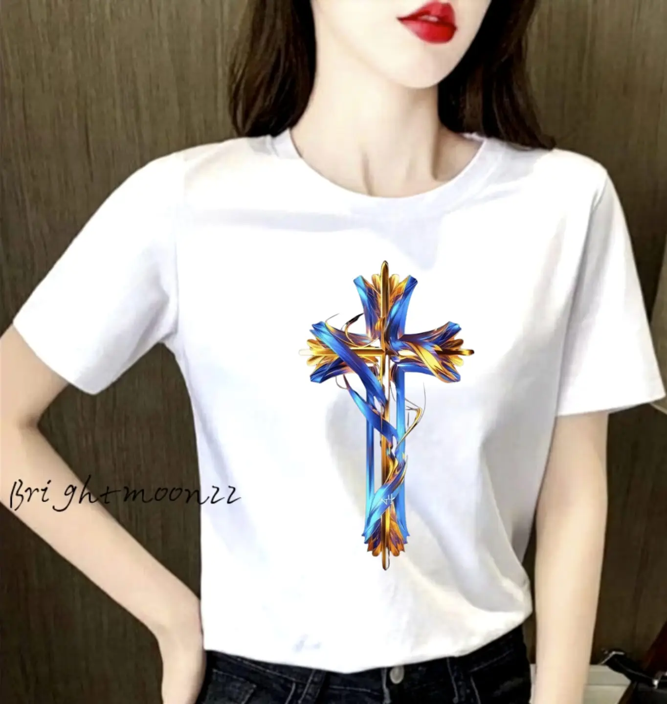 KAOS SALIB /TERBARU/KAOS TRENDY/POLOS PRIA WANITA