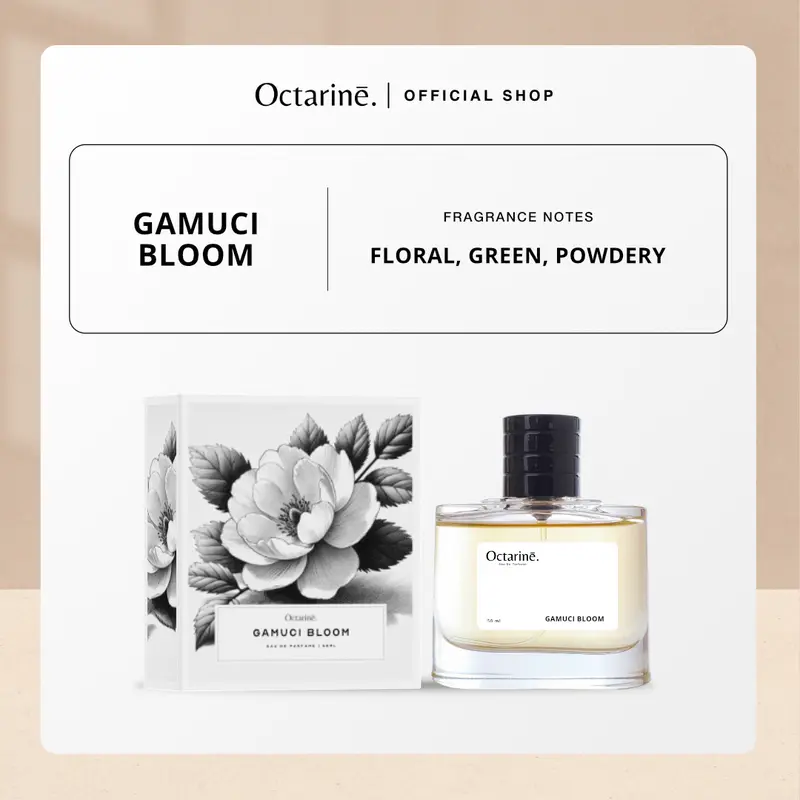 Octarine GAMUCI BLOOM Parfum Aroma Lembut Powdery Floral Parfum