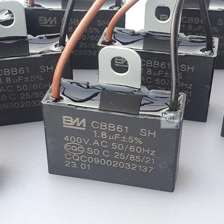 Tụ Điện 1.8uF 400V AC Linh Kiện Thay Thế Quạt Điện