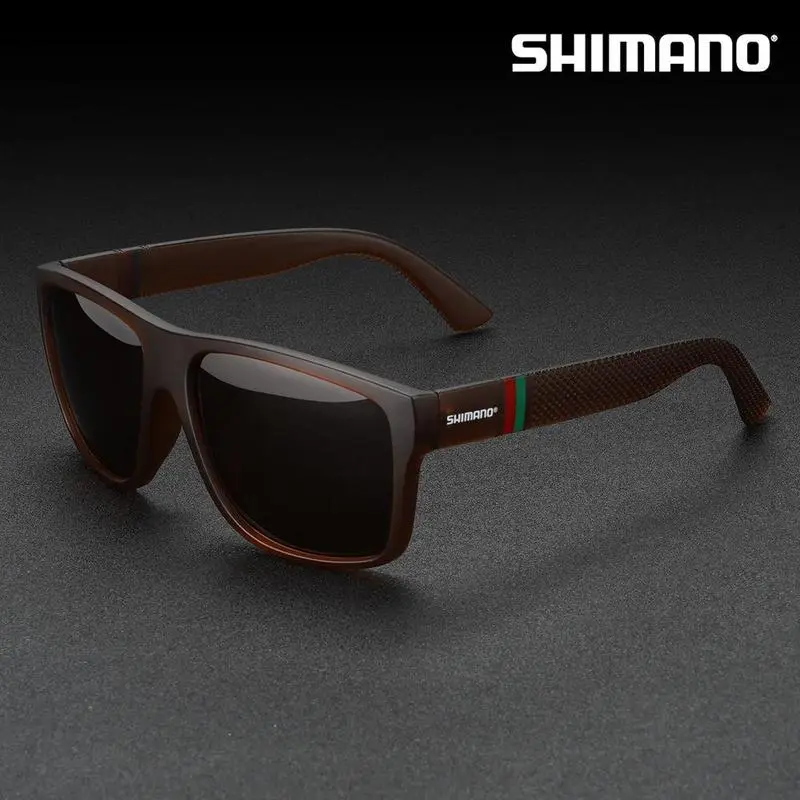 Fishing sunglasses, Shimano, for men and women, fashion design, glasses, outdoor polarized sunglasses, suitable for sports, driving, hiking, cycling, cycling, shades