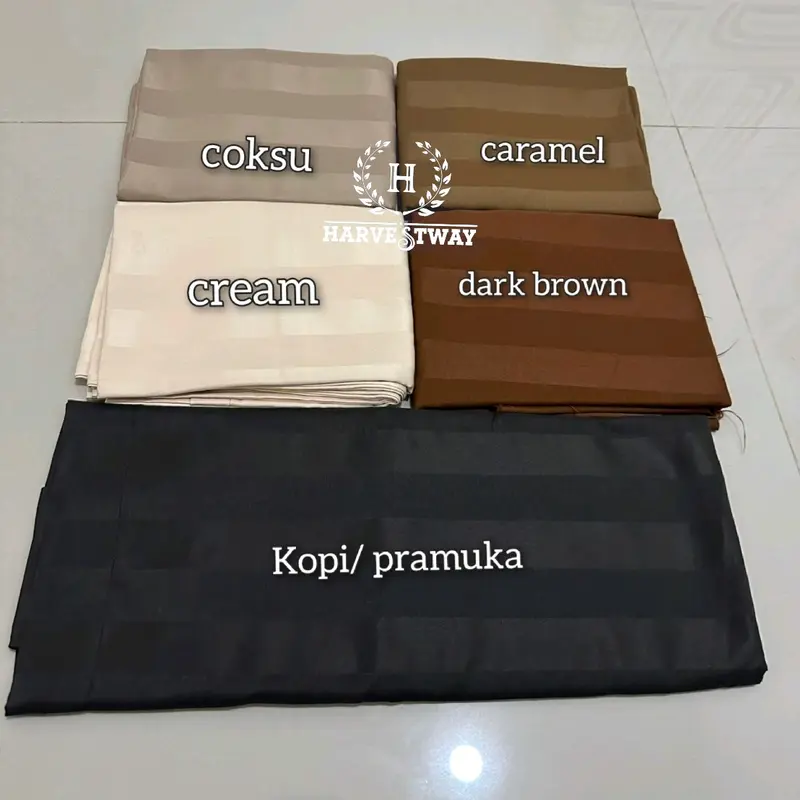 40x40/ 45x45 Sarung Sofa Salur Dobby Mikrotenssel Salur Sarung Bantal Sofa By CV.Harvest Berkah Madani 5