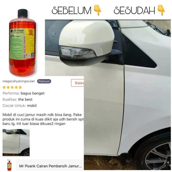 Terbaruu - Mr Poank Cairan Pembersih Jamur Kaca Dan Bodi Mobil Terbaik 4
