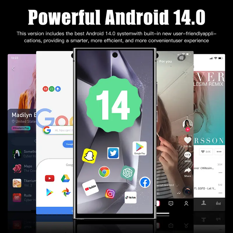 Hp Samsug Galxy S24 Ultra Ponsel Baru AndoridMurah Handphone 7.5inci Layar HD Orginal Smartphone Ram16GB+ROM 1TB8000mAh Baterai FastCharge50MP+108MP HD Kamera 8