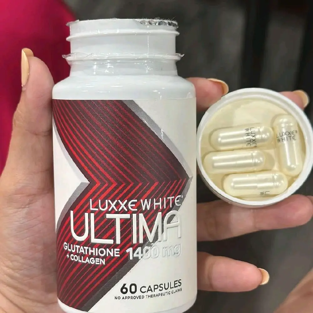 Luxxe-White Ultima Glutathione plus Collagen with Oral Sunblock and Oral Moisturizer 1400 mg 60 Capsules Healthy Beauty Dietary - TikTok Shop Philippines Luxxe-White Ultima Glutathione plus Collagen with Oral Sunblock and Oral Moisturizer 1400 mg 60 Capsules Healthy Beauty Dietary - TikTok Shop Philippines