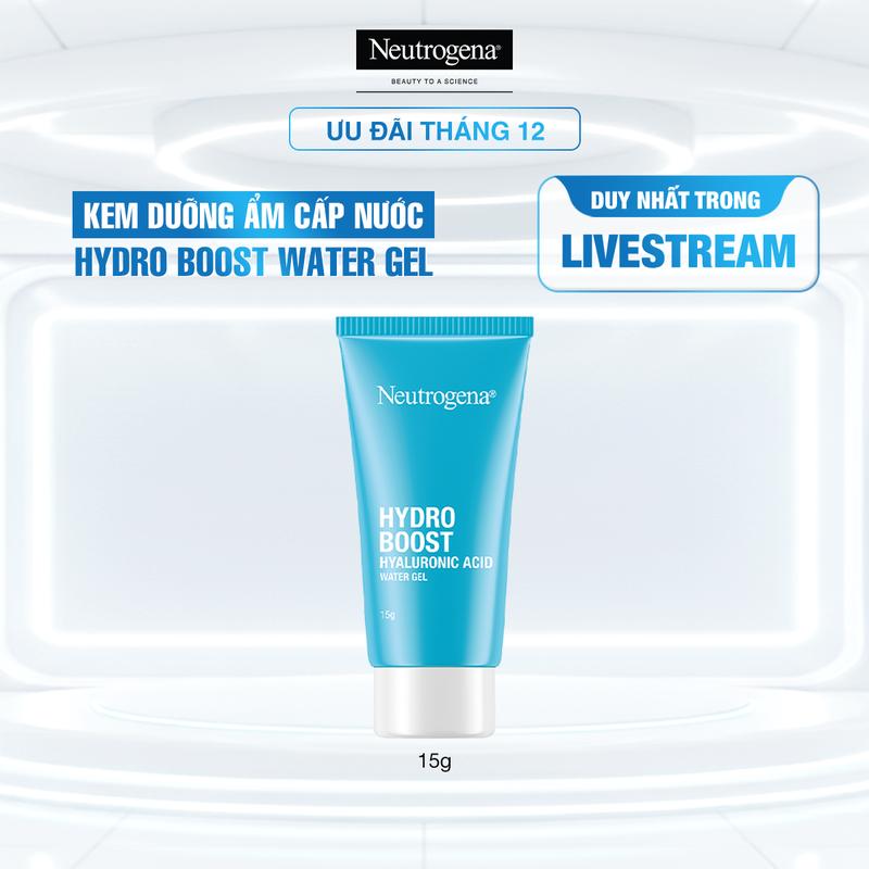  Kem dưỡng cấp nước cho Da dầu Neutrogena Hydro Boost Hyaluronic Acid Water Gel 15g - Skincare Nữ | Chăm sóc da | Làm đẹp da 