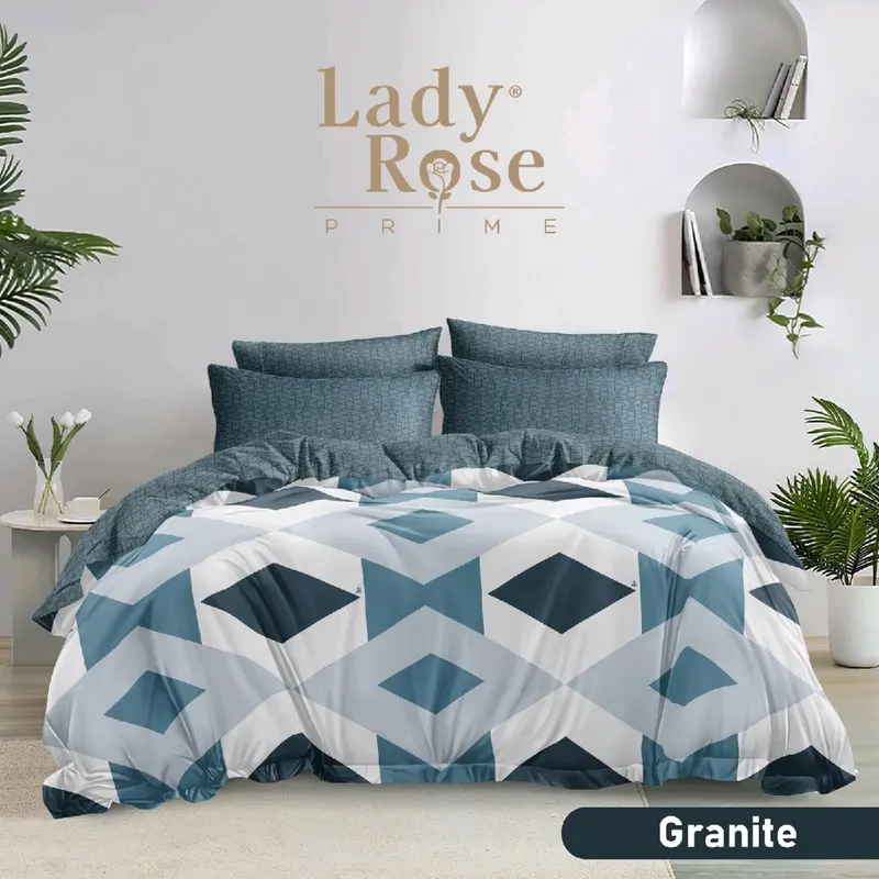 bed cover king lady rose 180x200 tinggi 30 cm new motif lembut dan tidak luntur / bedcover ladyrose queen 160x200 t30 4