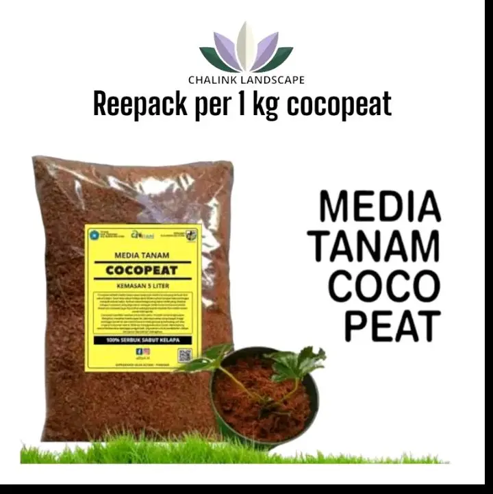 Cocopeat media tanam sabut kelapa halus kemasan ekonomis 1kg