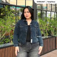 Gambar JINISO Big Size Jaket Jeans Oversize Raw Trucker Black Acid - SEMUA UKURAN dari JINISO JEANS Kota Administrasi Jakarta Utara 1 Tokopedia