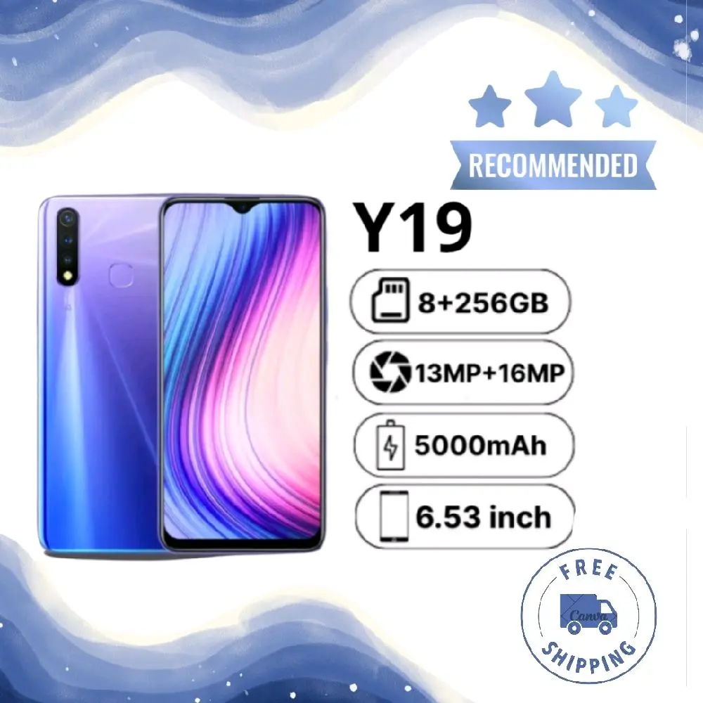 SMARPHONE Y19 BARU HARGA MURAH DI LIVE BERGARANSI 12 BULAN  HP MURAH Handphone Bluetooth
