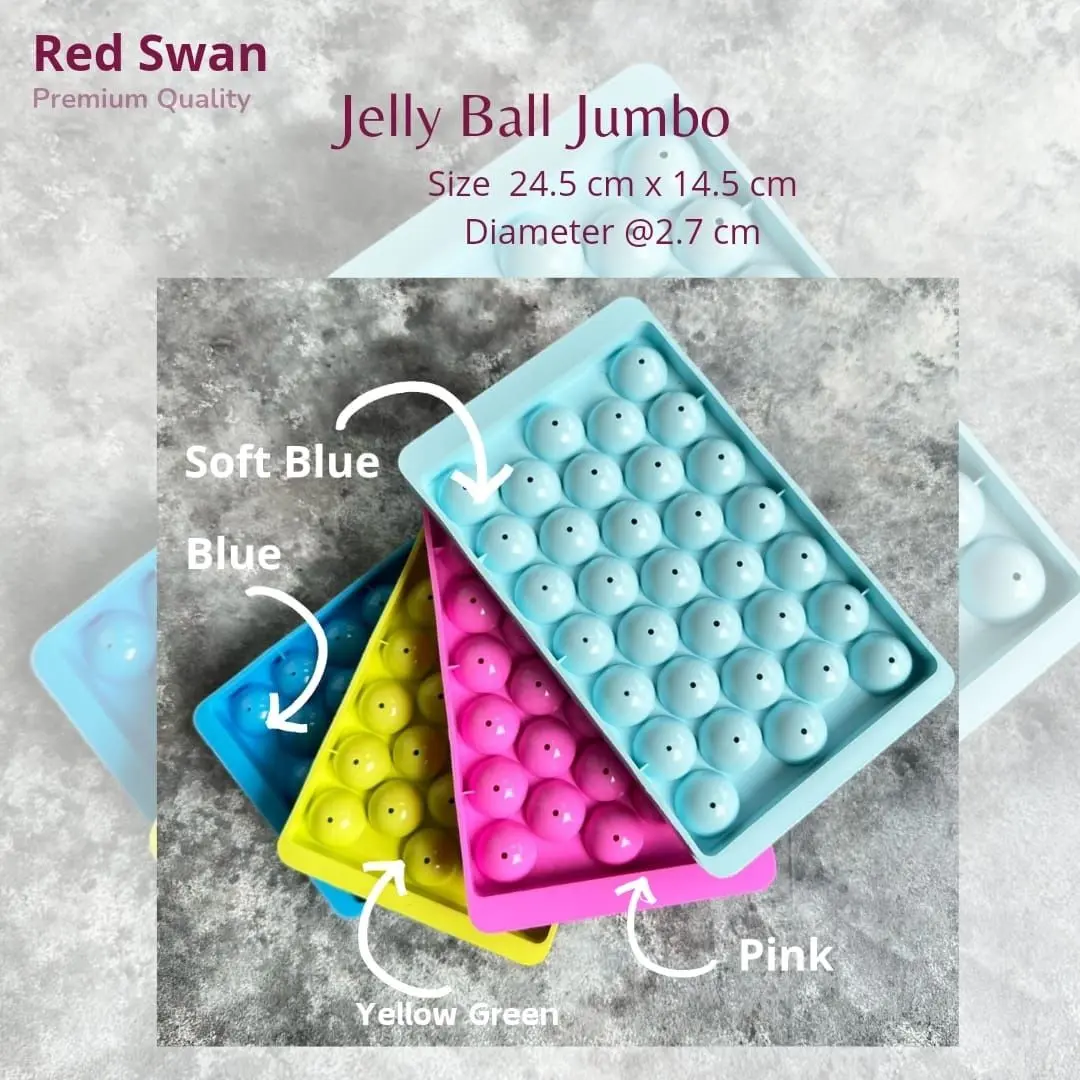 Cetakan Loyang Es Batu Mini Cetakan Agar Ager Ice Cube Tray Jelly Alat Pencetak Puding Coklat Bulat Cetakan Serbaguna