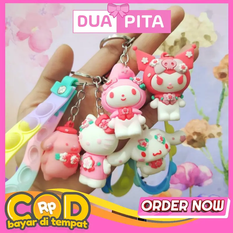 SR31 Gantungan Kunci Karakter Lucu Keychain Gantungan Tas Gantungan Kunci Motor 0
