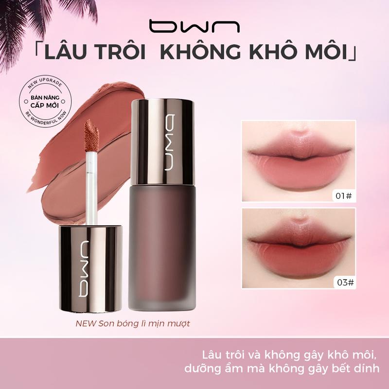 Son Môi Mousse Nhung, Hoa Hồng Khói Tông Ngầu Phong Cách Hàn Quốc, Nhẹ Như Không Khí, Lớp Hoàn Thiện Lì Nhưng Dưỡng Ẩm