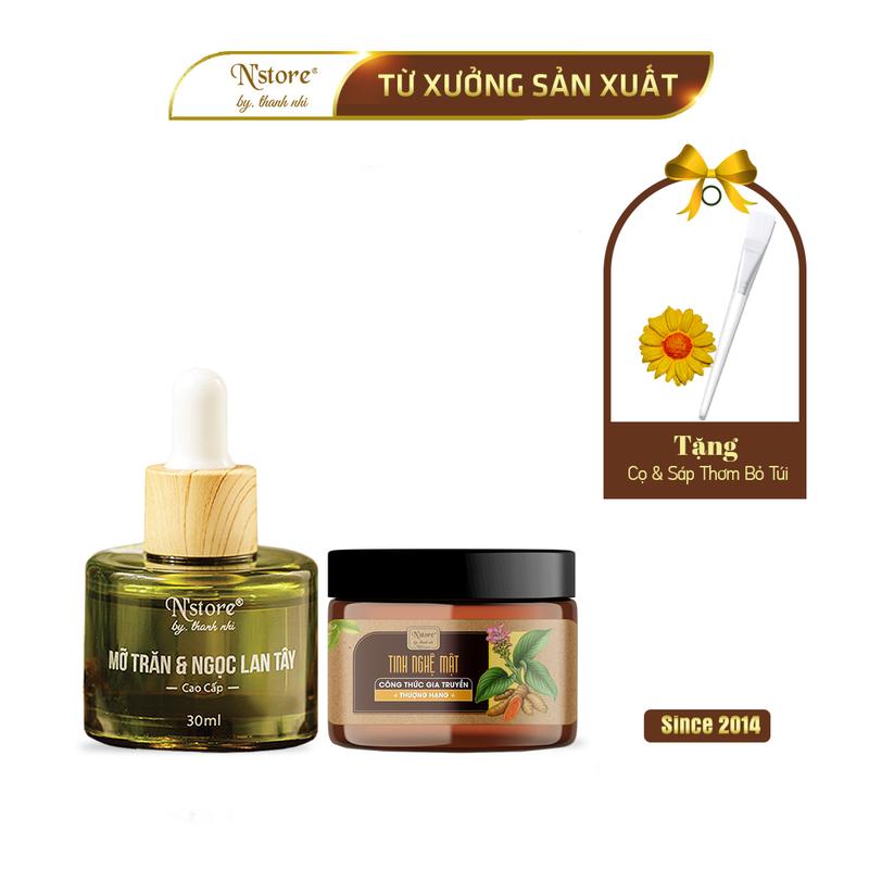 COMBO DƯỠNG SINH SERUM MỠ TRĂN & NẠ NGHỆ N'STORE