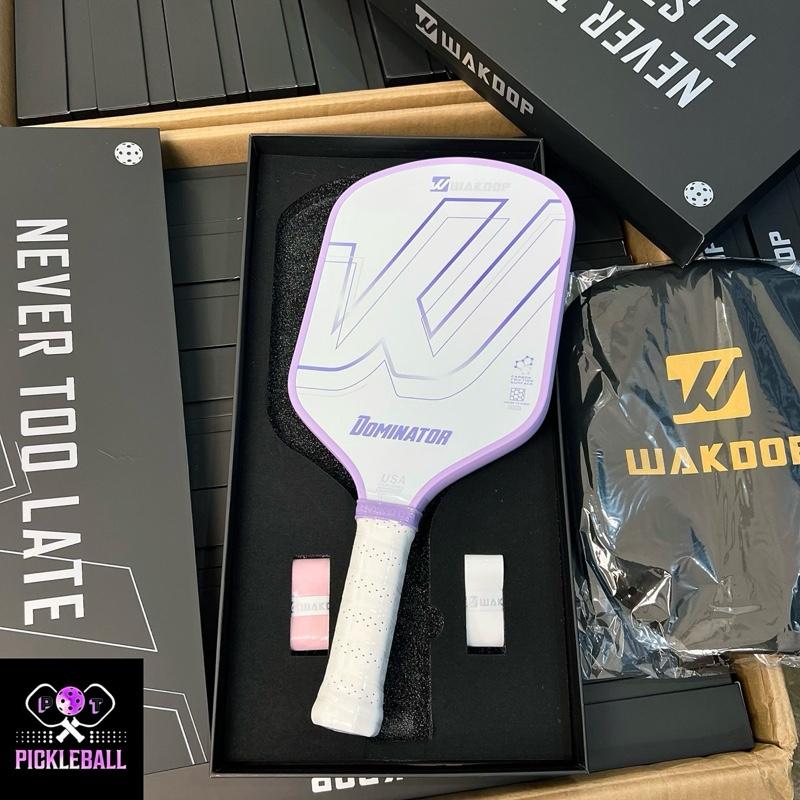 Vợt Pickleball WAKDOP DOMINATOR T700 Carbon Siêu Nhám Nổi Chính Hãng Full Box
