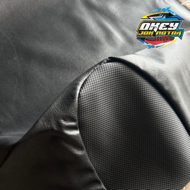 kulit jok motor honda supra x 125 (tersedia 2 jenis varian bahan) 4