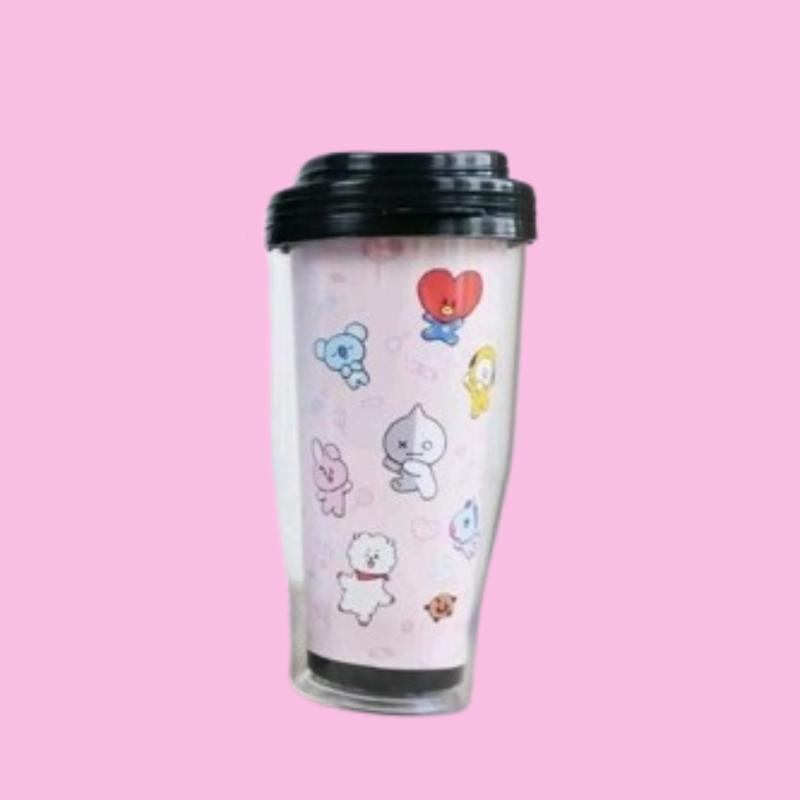 Tumbler insert paper BT21 free photocard 8