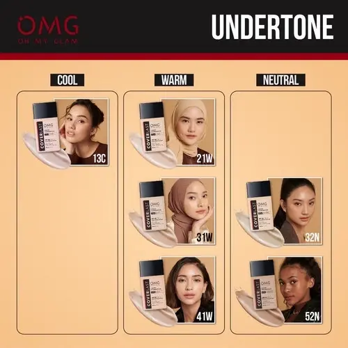 OMG Oh My Glow Coverlast Liquid Foundation – Alas Bedak Full Coverage, Tahan Lama & Flawless! 3