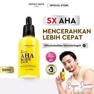 [SIAP KIRIM] PERFECT WHITE AHA Body Serum 50ML Whitening & Moisturizing