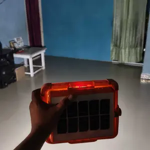 【Garansi 1 tahun】 Lampu Tenaga Surya Cell Multifungsi Lampu Panel Camping Emergency 5000W Lampu Sorot Solar LED Indoor Outdoor