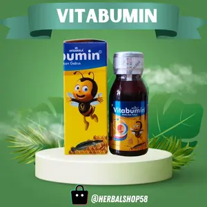 Vitabumin Madu Albumin Ikan Gabus Plus Temulawak Multivitamin Anak Honey Syrup