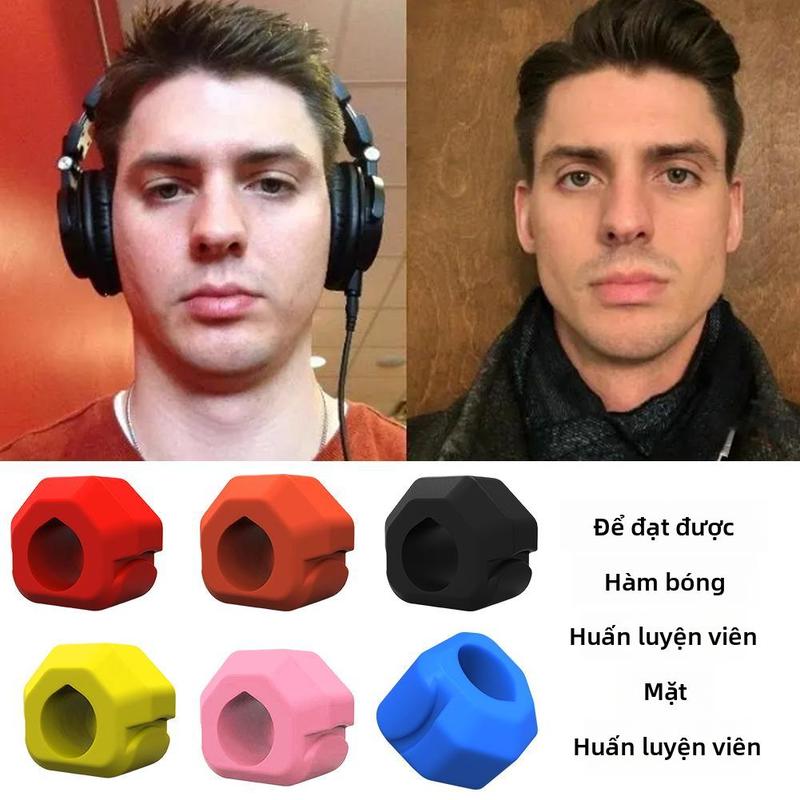Máy Tập Răng Hàm Dụng Cụ Tập Luyện Jawline Bóng Tập Thể Dục Jawliner Jawrsize Line Bóng Nhai Tập Luyện Cơ Bắp