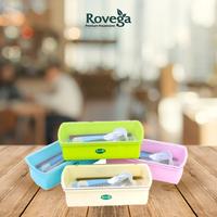 Gambar Rovega Kotak Sendok Plastik Tempat Sendok Premium Food Grade Cutlery Box New Color CHS-1018 dari Rovega Premium Houseware Kota Administrasi Jakarta Utara 5 Tokopedia