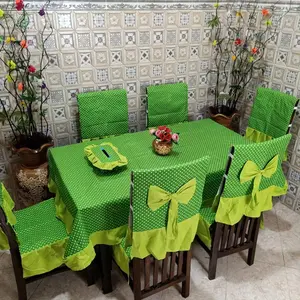 SARUNG SET 6 KURSI DAN TAPLAK MEJA MAKAN