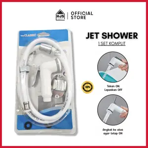 [HJS] Jet Shower 1 set STAR CLASSIC HPP - Jet showers bidet toilet putih 1 set good quality Selang closet putih