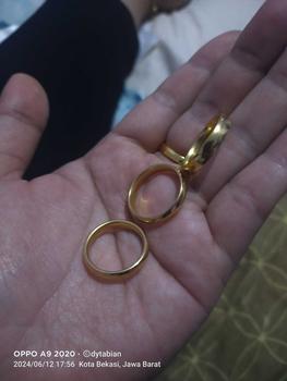 Product Review of CINCIN ULAR TERBUAT DARI KOIN ASLI ANTI LUNTUR ANTI KARAT from d**3 2