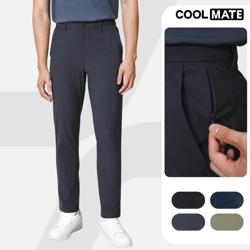 Quần Dài ECC Pants dáng Slim (Co giãn - Chống nhăn - Chống UV) - Coolmate