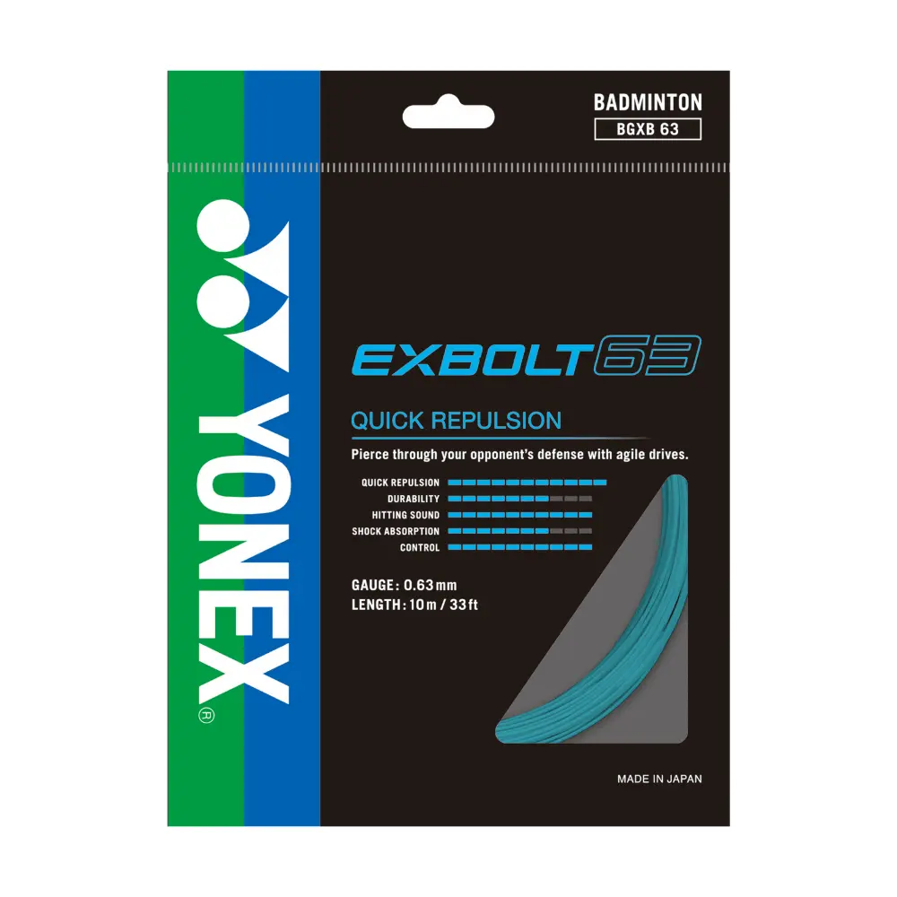YONEX STRING EXBOLT 63 (3 Colours)