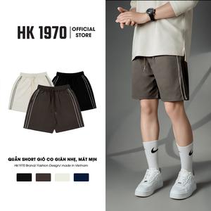 Quần Short Gió Thể Thao Nam Nữ Unisex 150GSM Chất Gió, Co Giãn Nhẹ Mềm Mịn Form Regular Trên Gối Q216