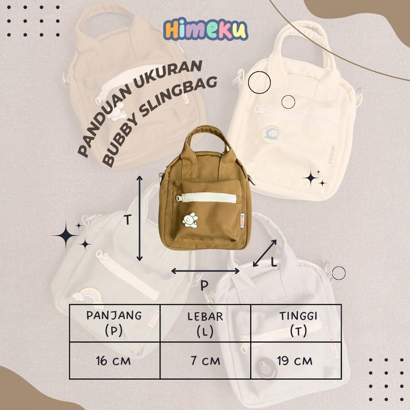 Product Introduction of Himeku BUBBY Slingbag Premium - Tas Selempang Kecil - Slingbag Handbag Multifungsi 0