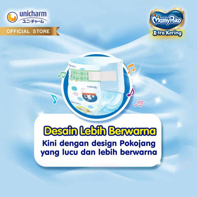 MamyPoko X-tra Kering - NB-S 24 - Popok Perekat Newborn Bayi Baru Lahir 4