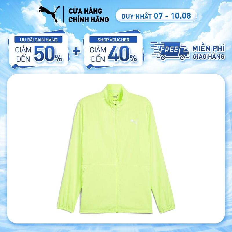 Áo Khoác PUMA Nam Run Favorite Woven Màu Vàng