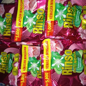 RINSO ANTI NODA 175gr KEMASAN 5000an 6pcs DETERGEN BUBUK(TIDAK BISA REQUEST VARIAN)