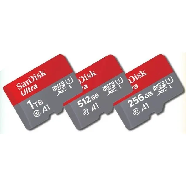 SanDisk Ultra A1 Micro SD 256GB/512GB/1TB (150MB/s) (10 Years Local Warranty)