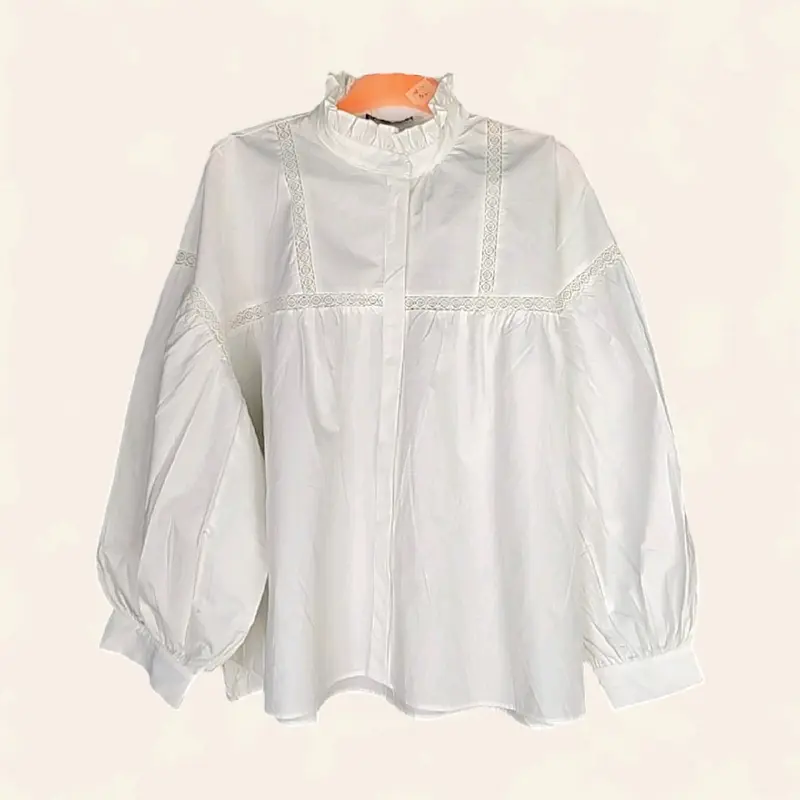 Blus Kemeja Wanita Premium Fashion Week Cantik Panjang Atasan Casual Katun Baju Remaja Top Dewasa Shakila Oversize 1