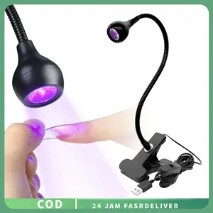 Alat UV Nail Art Senter UV LED Ultraviolet Flashlight 365nm Rechargeable Pet Urine Detector For Dog Cat Pee Stain Fungus Money Detection