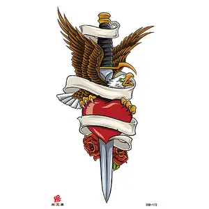 Stiker Tato Temporer Tahan Air untuk Lengan Kecil Setengah Lengan Harimau Singa dan Lengan Hewan Lainnya Stiker Tato Temporer Tahan Lama Cocok untuk Penggunaan Sehari-hari